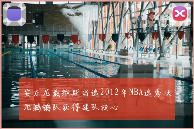安东尼戴维斯当选2012年NBA选秀状元鹈鹕队获得建队核心